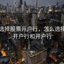 怎么选择股票开户行，怎么选择股票开户行和开户行