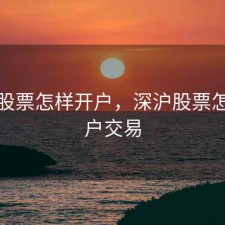 深沪股票怎样开户，深沪股票怎样开户交易