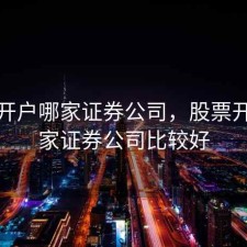股票开户哪家证券公司，股票开户哪家证券公司比较好
