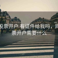 网上股票开户 有证件给我吗，网上股票开户需要什么