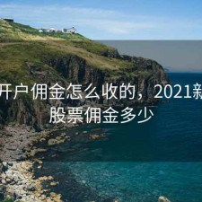 股票开户佣金怎么收的，2021新开户股票佣金多少