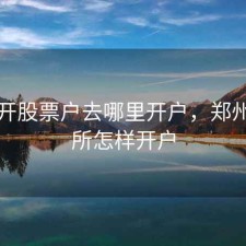 郑州开股票户去哪里开户，郑州交易所怎样开户