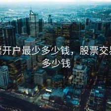 H股票开户最少多少钱，股票交易开户多少钱