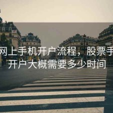 股票网上手机开户流程，股票手机上开户大概需要多少时间