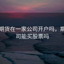 股票期货在一家公司开户吗，期货公司能买股票吗