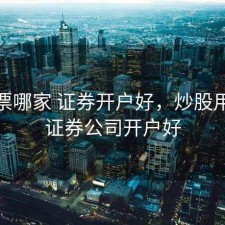 炒股票哪家 证券开户好，炒股用哪个证券公司开户好