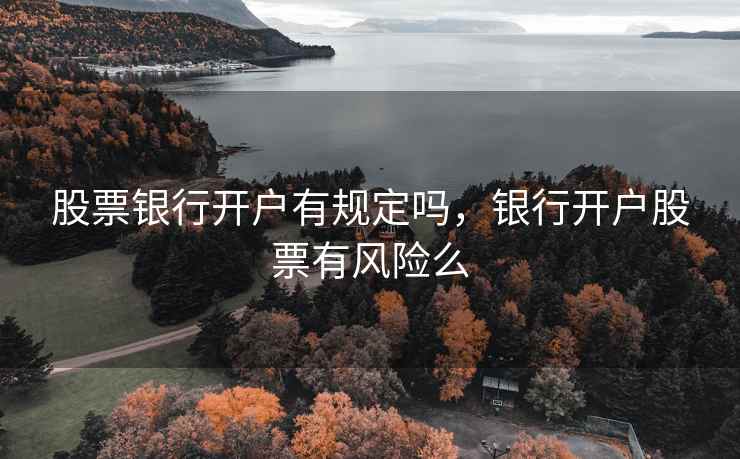 股票银行开户有规定吗，银行开户股票有风险么  第1张
