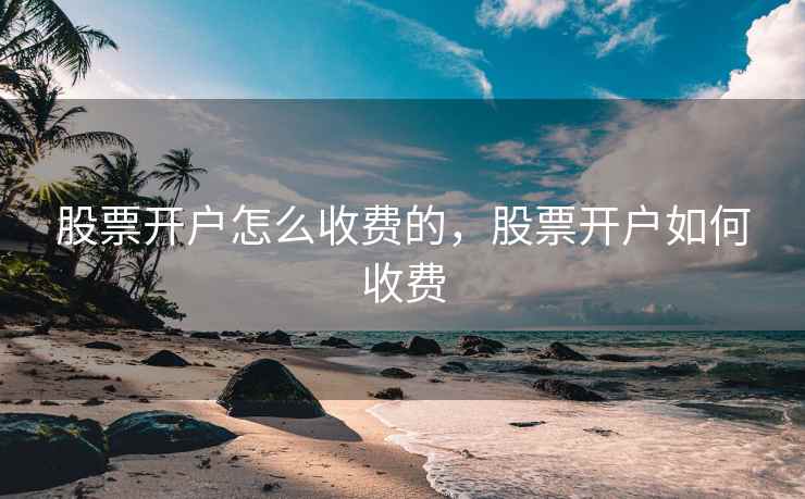股票开户怎么收费的，股票开户如何收费  第2张