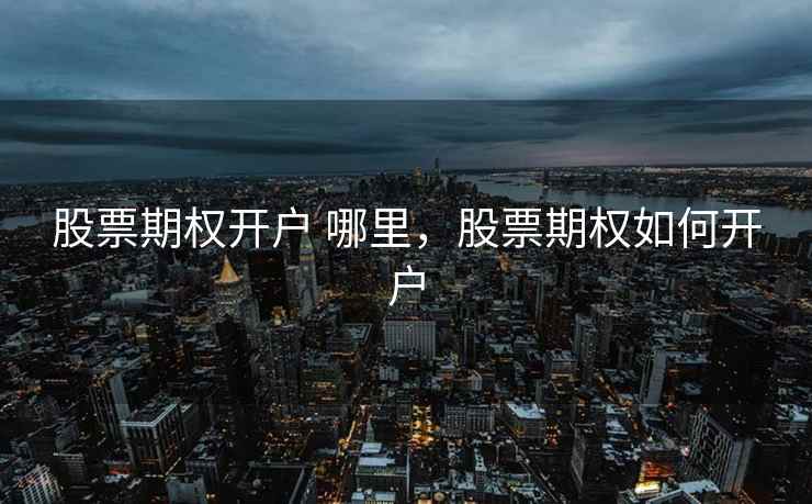 股票期权开户 哪里,股票期权如何开户 第1张 股票期权开户 哪里,股票期权如何开户 第1张
